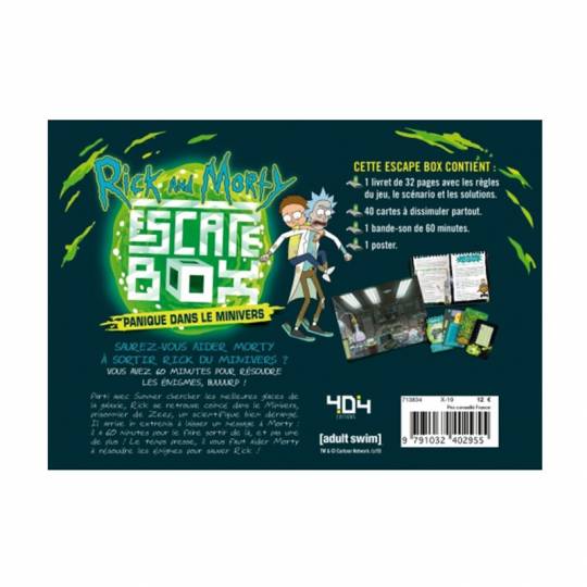 Escape Box Rick and Morty - Panique dans le minivers 404 Éditions - 3