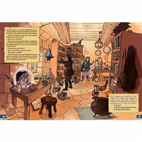 Vivez l'aventure - À la recherche d'Excalibur - Livre dont tu es le héros 404 Éditions - 2