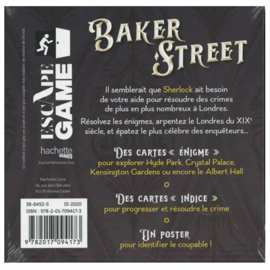 Escape Game Baker street - L'héritage de Sherlock Holmes Hachette Heroes - 3