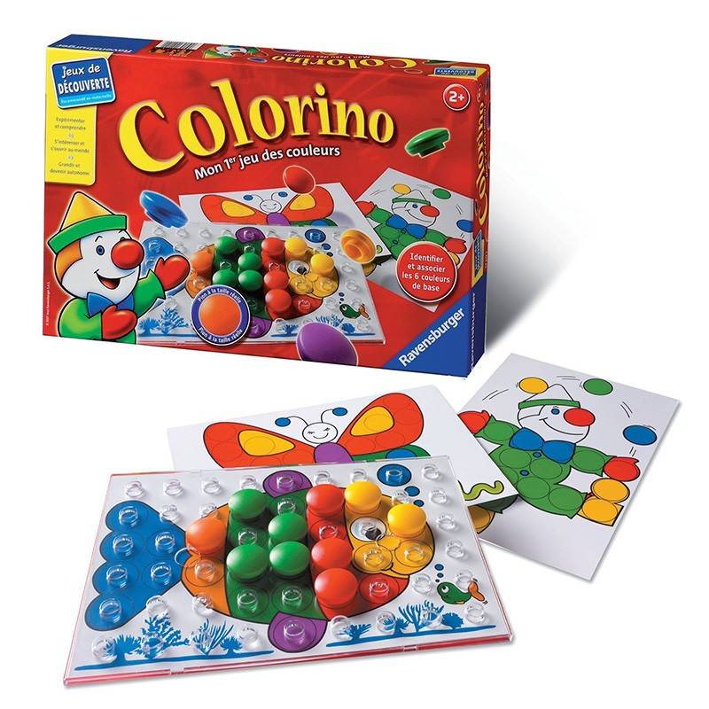 Jeux de découverte Ravensburger : Colorino, mon premier jeu des