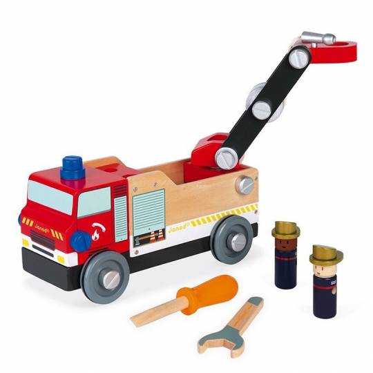 Camion de pompiers Brico'kids Janod - 3