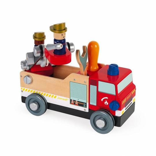 Camion de pompiers Brico'kids Janod - 4