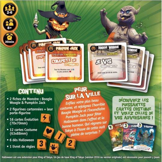 Extension Halloween - King of Tokyo iello - 2