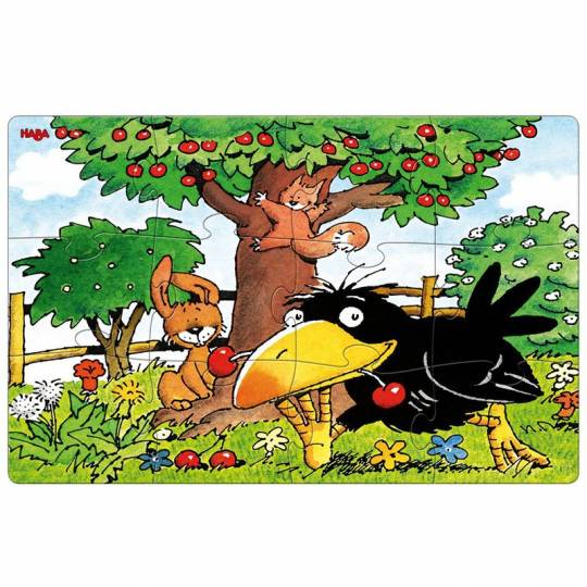 Puzzle 2 en 1 Le Verger - 12 pcs Haba - 3