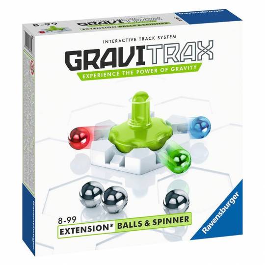 GraviTrax Bloc d'action Balls et Spinner Ravensburger - 1