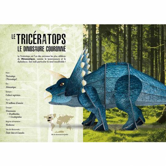 Le Tricératops 3D - L'ère des dinosaures Sassi - 4