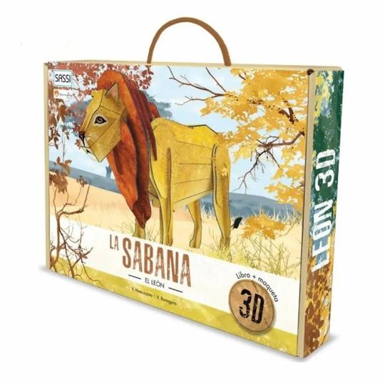 La savane - Le lion 3D Sassi - 1