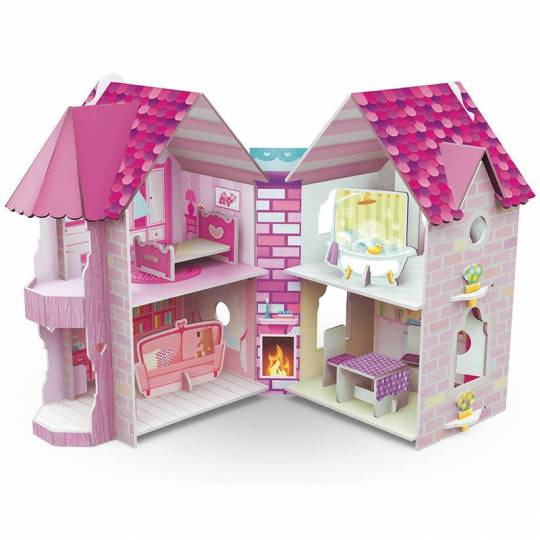 Livre et maquette 3D - La maison de poupées Sassi - 2