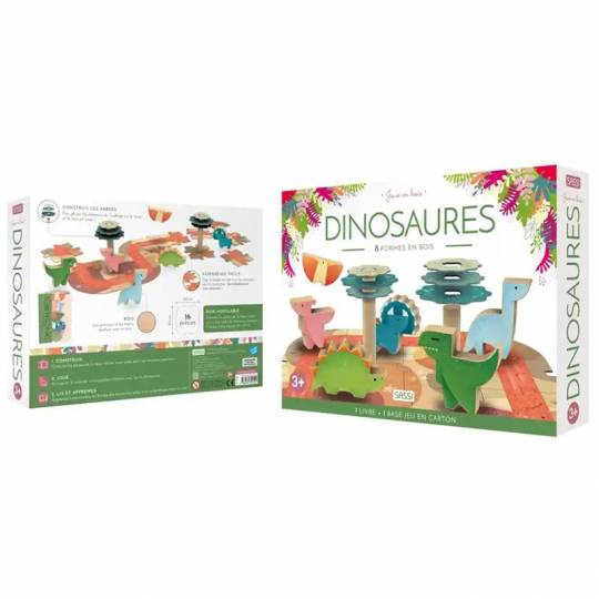 Jeux en bois - Les Dinosaures Sassi - 2