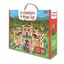 Les chevaliers du Moyen âge - Puzzle géant et livre Sassi - 1 Les chevaliers du Moyen âge - Puzzle géant et livre Sassi - 1