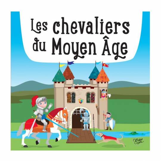 Les chevaliers du Moyen âge - Puzzle géant et livre Sassi - 4