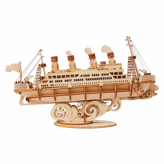 Bateau de croisière - Puzzle 3D Mécanique en bois Rolife Rolife - 3
