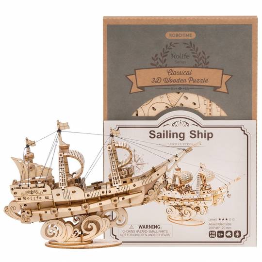 Bateau à voile océanique en Bois à Construire - 3D Puzzle Maquette Bois -  Maquette mécanique pour des Enfants et des Adulte [40] - Cdiscount Jeux -  Jouets