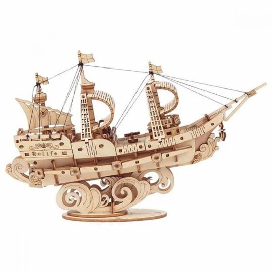 Puzzle de bain 3D bateau Mettre les voiles