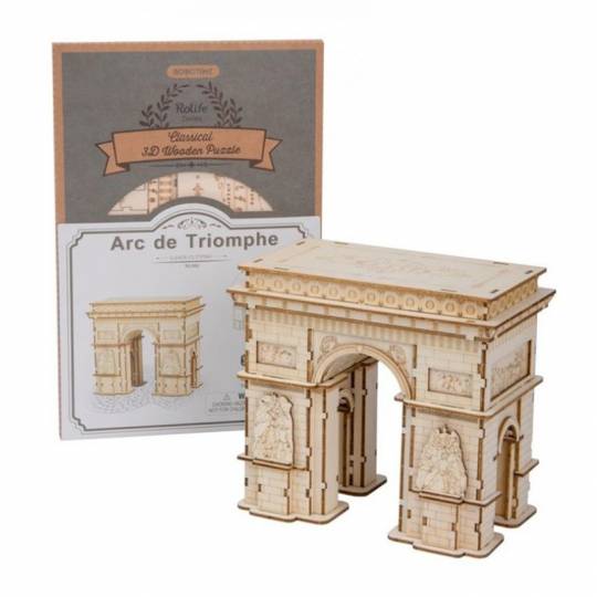 Arc de Triomphe - Puzzle 3D Mécanique en bois Rolife Rolife - 1