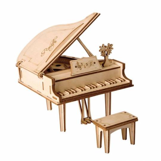 Grand  Piano à queue - Puzzle 3D Mécanique en bois Rolife Rolife - 1