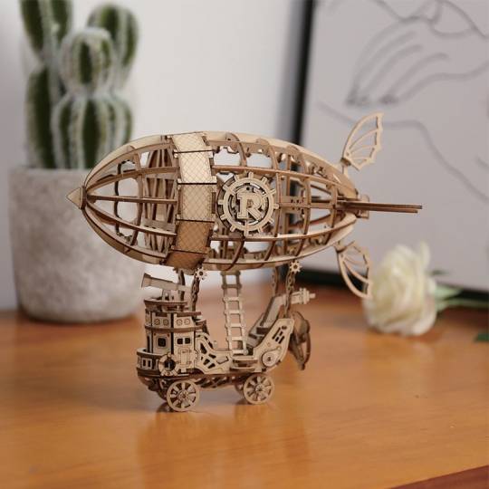 Ballon Dirigeable - Puzzle 3D Mécanique en bois Rolife Rolife - 2