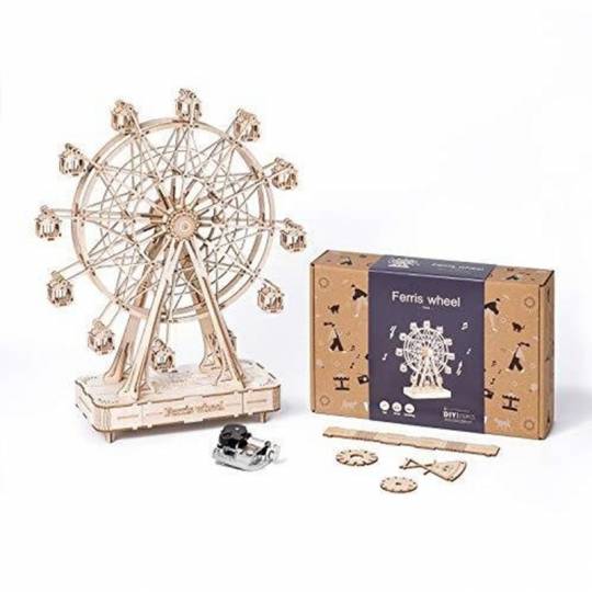 Puzzle 3D en bois Jouet en bois grande roue musicale cadeaux de Noël pour  enfants - Cdiscount Jeux - Jouets