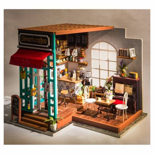 Le café de Simon - Miniatures 3D DIY Rolife Rolife - 3