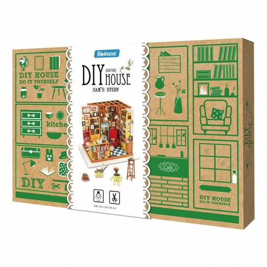La Bibliothèque de Sam  - Miniatures 3D DIY Rolife Rolife - 4