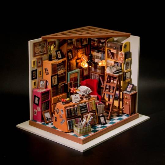 La Bibliothèque de Sam  - Miniatures 3D DIY Rolife Rolife - 5