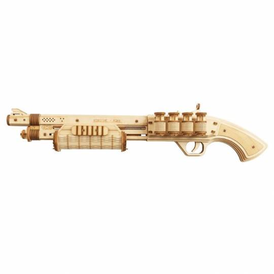 Fusil de chasseTerminator M870 - Puzzle 3D Mécanique en bois Rokr Rokr - 1