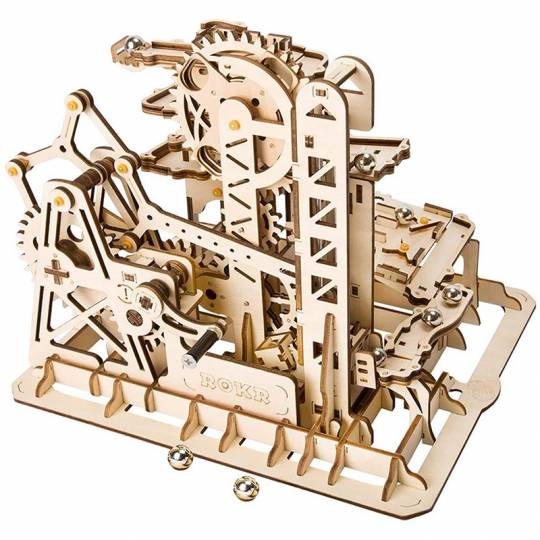 La Tour infernale - Puzzle 3D Mécanique en bois Rokr Rokr - 1