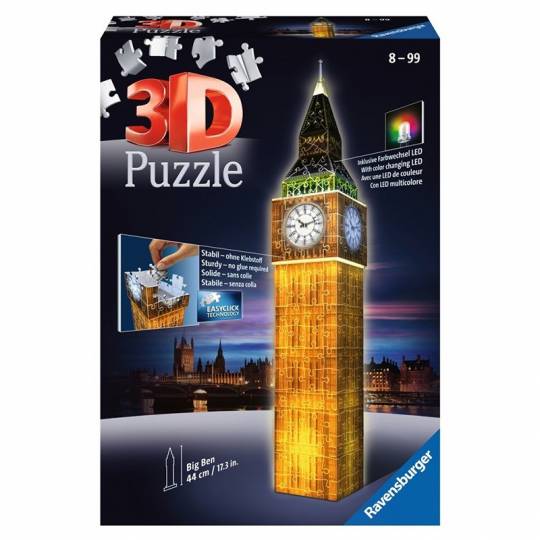 Puzzle 3D Big Ben illuminé - 226 pcs Ravensburger - 1