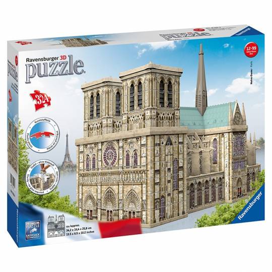 Puzzle 3D Notre-Dame de Paris - 324 pcs Ravensburger - 1