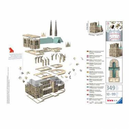 Puzzle 3D Notre-Dame de Paris - 324 pcs Ravensburger - 3