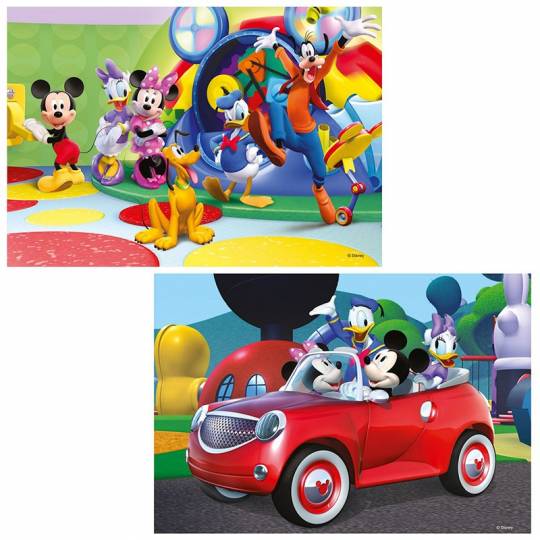 Puzzles 2x12 pcs : Mickey, Minnie et leurs amis - Disney Ravensburger - 2