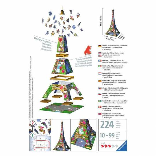 Puzzle 3D Tour Eiffel Love Edition - 224 pcs Ravensburger - 3