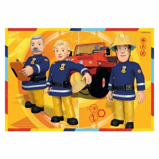 Puzzles 2x12 pcs : Sam en intervention - Sam le pompier Ravensburger - 3