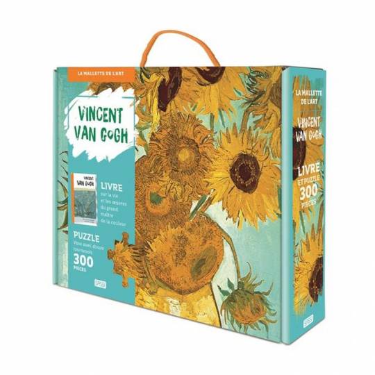 Coffret Vincent Van Gogh : livre et puzzle 300 pièces Sassi - 1