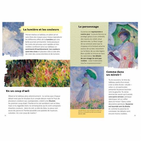 Coffret Monnet et les impressionnistes : livre et puzzle 300 pcs Sassi - 4