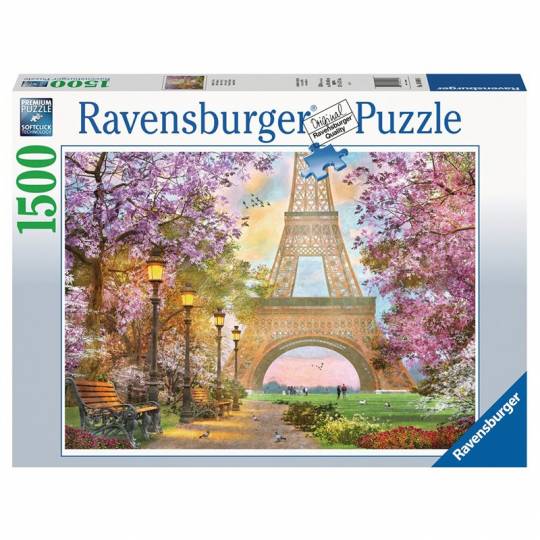 Puzzle 1500 pcs : Amour à Paris Ravensburger - 1