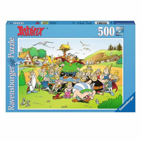 Puzzle 500 pcs : Astérix au village Ravensburger - 1