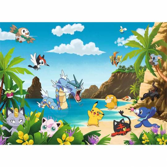 Puzzle 200 pcs XXL : Attrapez-les tous ! - Pokémon Ravensburger - 2
