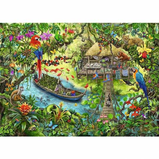 Escape puzzle Kids - Un safari dans la jungle Ravensburger - 2