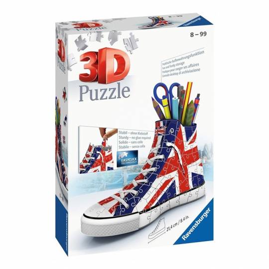 Puzzle 3D Sneaker Union Jack - 112 pcs Ravensburger - 1