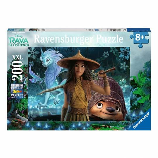 Puzzle 200 pcs XXL : Raya, Tuk Tuk et Sisu - Disney Raya et dernier dragon Ravensburger - 1