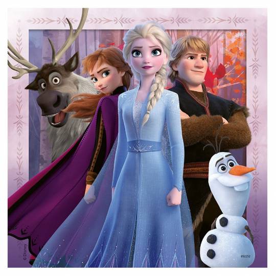 Puzzles 3x49 pcs : Le voyage commence - Disney La Reine des Neiges 2 Ravensburger - 3