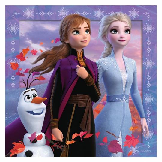 Puzzles 3x49 pcs : Le voyage commence - Disney La Reine des Neiges 2 Ravensburger - 4