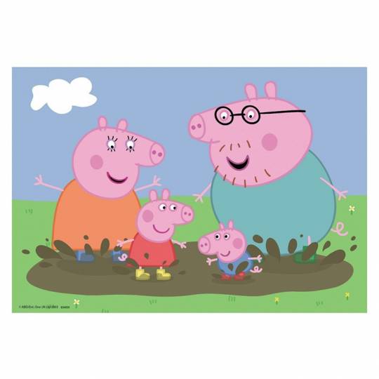 Puzzles 2x24 pcs : La vie de famille - Peppa Pig Ravensburger - 2