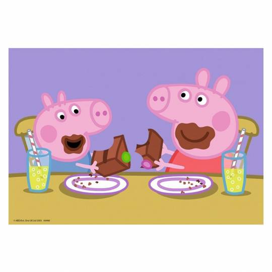 Puzzles 2x24 pcs : La vie de famille - Peppa Pig Ravensburger - 3