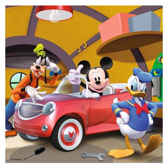 Puzzles 3x49 pcs : Tout le monde aime Mickey - Disney Ravensburger - 2
