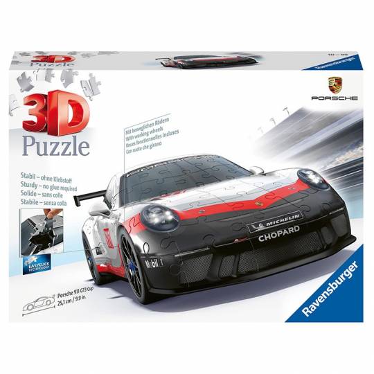 Puzzle 3D Porsche 911 GT3 Cup - 136 pcs Ravensburger - 1