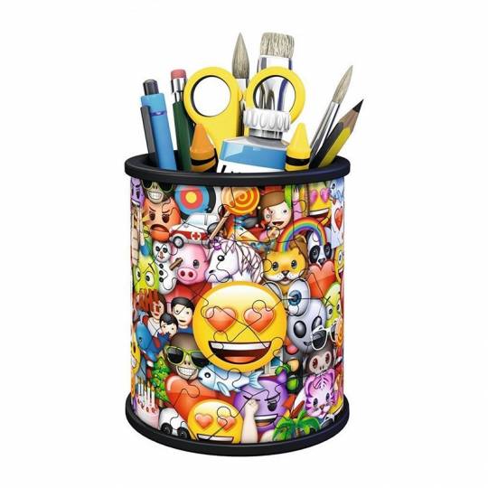 Puzzle 3D Pot à crayons Emoji - 57 pcs Ravensburger - 2