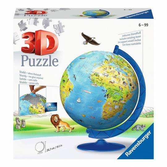 Puzzle 3D Globe - 180 pcs Ravensburger - 1