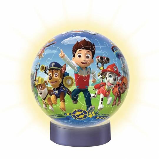 Puzzle 3D Ball 72 pcs illuminé - Pat'Patrouille Ravensburger - 2